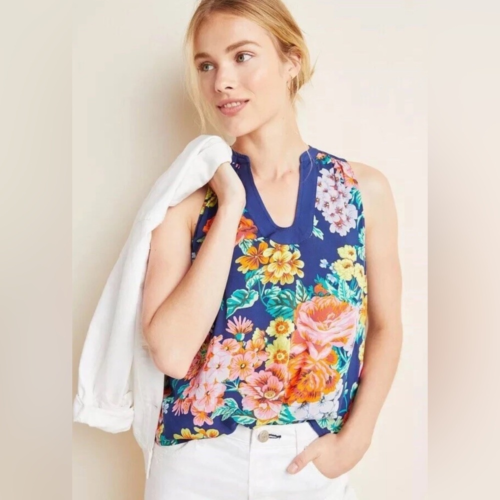 Maeve Anthropologie
Melange Floral Sleeveless Tank Top
Shirt Sleeveless